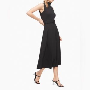 Calvin Klein Black Midi Dress